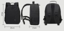 Mochila para câmara DSLR e lentes com divisórias acolchoadas ajustáveis Fixação para tripé Resistente à água Poliéster 25 x 33 x 15 cm 7