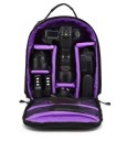 Mochila para cámara DSLR y objetivos con divisorias acolchadas ajustables Sujeción para trípode Resistente al agua Poliéster 25 x 33 x 15 cm 2