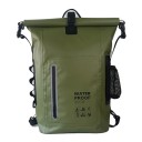 Mochila seca impermeable 30L PVC 46×30×15,5 cm Mochila de rafting para kayak, camping, cruzada sobre el hombro para nadar, trekking, canotaje 3
