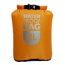 Mochila seca impermeável 12l Saco de poliéster para rafting, natação, caiaque, rio, trekking, vela e canoagem Mochila desportiva leve 5