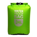 Mochila seca impermeável 24l Saco de poliéster para natação, rafting, caiaque, trekking, vela e canoagem Mochila desportiva leve 3