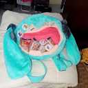 Mochila transparente de 40 cm con temática de Hatsune Miku, mochila escolar de anime de PVC, elegante mochila de gran capacidad para fanáticos. 4