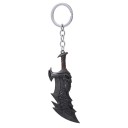 Mode nøglevedhæng God of War 4 Kratos Aksel Demon 3 x 8,5 cm Metal spil nøgleholder Dekoration til rygsæk 2