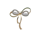 Modebroches – badges 1–6,5 cm Koninklijke decoratieve vormen Scepter waaier strik Zinklegering met steentjes en parel 5