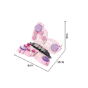 Model af Sommerfugl 8 x 10 x 7 cm lavet af 115 mikro byggeklodser Kreativ 3D mini konstruktør til børn fra 9 år Uddannelsesbyggekit til insekter til sammensætning 2