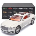 Model auta Bentley 1:24 Model ze stopu luksusowego sportowego samochodu Szczegółowa kolekcjonerska miniatura Zabawka dla dzieci Dekoracyjny model Luksusowy prezent 6
