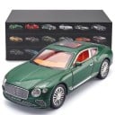 Model auta Bentley 1:24 Slitinový model luxusního sportovního vozu Detailní sběratelská miniatura Hračka pro děti Dekorativní model Luxusní 1