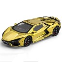 Model auta Lamborghini 1:24 Kovové tělo Otevírací dveře Zvukové a světelné efekty Sběratelský kovový model sportovního vozu 4