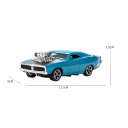 Model de mașină din aliaj 1:32 Mașină sport Dodge Mașină de jucărie metalică pentru copii Uși care se deschid Model realist Jucărie și articol de colecție 2