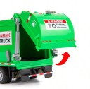 Model of a Refuse Truck 1:22 19.5 cm Refuse Truck Set with Bin Realistic Working Toy for Children Educational Model Gift 3