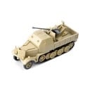 Model półgąsienicowego pojazdu SD.KFZ.7/2 skala 1:72 plastikowy model do złożenia 10,5 x 3,7 x 4 cm technika wojskowa marka GSF 2