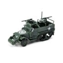 Model polopásového vozidla M3A1 mierka 1:72 plastová stavebnica na zostavenie 9 x 3 x 3,5 cm vojenská technika značka GSF 1