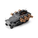 Model polopásového vozidla SD.KFZ.251/1 šedý měřítko 1:72 plastová stavebnice k sestavení 10,5 x 6 x 4 cm vojenská technika značka GSF 1