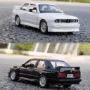 Model samochodu BMW M3 1987 1:36 12,2 × 4,5 × 3,5 cm Metalowy model kolekcjonerski Ciało cynowo-aluminiowe Retro samochód sportowy dekoracja 2