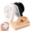 Modèle en silicone de l'oreille droite 7,8 × 4,9 × 4 cm Modèle d'entraînement souple pour la pratique du piercing et du tatouage 2
