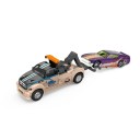 Modello di auto da rimorchio in metallo con gancio e piccolo automobile Miniatura realistica 1