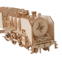 Modello di puzzle 3D in legno Locomotiva a vapore DIY kit di costruzione Treno per bambini e adulti Giocattolo creativo Modello storico da assemblare 4