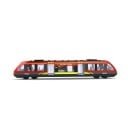 Modello di treno realistico 17 x 3 x 2,5 cm Lega di metallo e plastica ABS Mini treno da collezione Modello di locomotiva Giocattolo 2