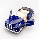Modelo de carro veterano 1:32 13 x 5 x 3,5 cm Carro retro em liga Teto abrível veículo histórico brinquedo para crianças Modelo de coleção 2