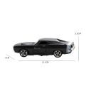 Modelo de coche de aleación 1:32 Dodge Sports Car, coche de juguete de metal para niños con puertas que se abren, réplica detallada, juguete realista 3
