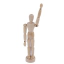 Modelo de madera del cuerpo humano. 2