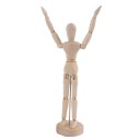 Modelo de madera del cuerpo humano. 4