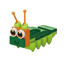 Modelo de oruga 2.2 x 5.8 x 4.2 cm de 30 bloques de construcción micro Mini kit de construcción 3D para niños a partir de 9 años Juguete educativo 1