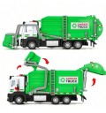 Modelul vehiculului de salubritate 1:22 19,5 cm Set de mașină de salubritate cu coș de gunoi Jucărie de lucru realistă pentru copii Model educativ 2