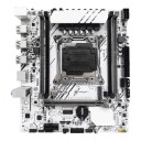 Moderkort 216 x 190 mm X99 med LGA 2011-3 för Intel Xeon E5 V3 och V4 med 4 DDR4-minnesplatser upp till 128 GB och M.2 NVMe vit utan processor 2