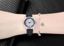 Modern dameshorloge met bloem J2004 10