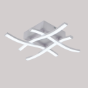 Modern LED Ceiling Light with Adjustable Colour Temperature 24 W Hashtag Shaped Ceiling Lighting Pendant with Integrated LED Lighting 40 x 8 cm 3