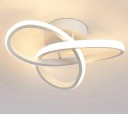 Modern ljuskrona med LED-ljus med 3 justerbara färger Taklampa med justerbar färgtemperatur Taklampa i modern stil 24 x 10 cm 5