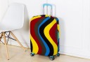 Modern Luggage Cover with Rainbow 3