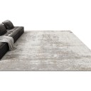 Modern Striped Rug for Living Room 120 x 80 cm Polyester Grey Area Rug with Irregular Pattern for Living Room and Bedroom 2