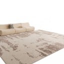 Modern szőnyeg nappaliba absztrakt mintával 200 x 140 cm Poliészter Bézs Darab szőnyeg nappaliba és hálószobába 3