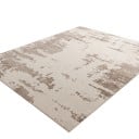 Modern szőnyeg nappaliba absztrakt mintával 250 x 200 cm Poliészter Bézs Darab szőnyeg nappaliba és hálószobába 1