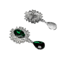 Moderna kristallbrosch 4,5 x 2,5 cm Elegantisk tillbehör i zinklegering med akryl Flerfärgade stenar Brosch för kappa klänning och kavaj 2