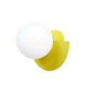 Moderná Nástenná Pôlkruhová Lampa G9 LED Plastová Guľa 28 x 20 cm Kovové Telo Studené Biele Svetlo 5500-7000K Do Obývacej Izby a Spálne 2