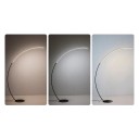 Moderná oblúková LED stojacia lampa so tromi farbami svetla, 170 x 120 cm, teplá, neutrálná a studená biela, dekorácia do obývačky 3