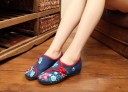 Moderne Damen-Ballerinas mit Blumen J2388 1