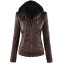 Moderne Damen-Lederjacke J919 10