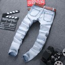 Moderne herrejeans - Blå 3