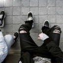 Moderne herrejeans - Sort 4