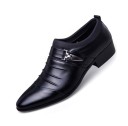 Moderne lage herenschoenen met gesp J2139 1