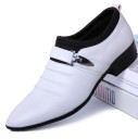 Moderne lage herenschoenen met gesp J2139 5