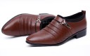 Moderne lage herenschoenen met gesp J2139 9