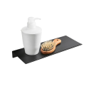 Modernes Badezimmer-Wandregal, 30 x 12 cm, Metall, Badezimmer-Aufbewahrungsregal, Schraubmontage, Regale für Kosmetik und Accessoires 4