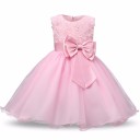 Moderni tyttöjen mekko - Pinkki 2