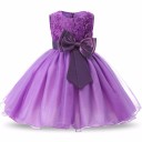Moderni tyttöjen mekko - Violetti 1