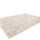 Moderný žíhaný koberec do obývačky 120 x 80 cm Polyesterový Béžový Kusový koberec s jemnými linkami do obývacej izby a spálne 1